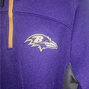 NFL Baltimore Ravens Performance Pullover Quarter Zip